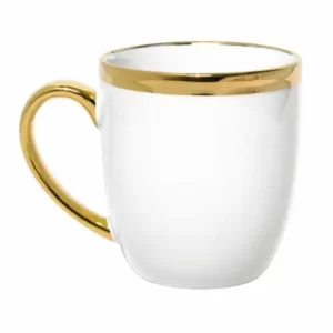 Bella Gold 330 ml puodelis su spauda