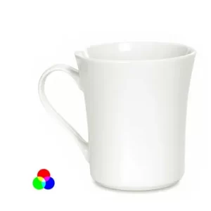 Vicky baltas 310 ml puodelis su spauda