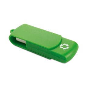 Pasukama USB laikmena iš perdirbto plastiko