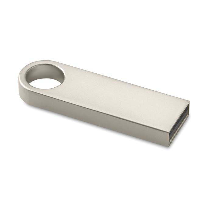 Mini metalinė USB laikmena su apvalia detale