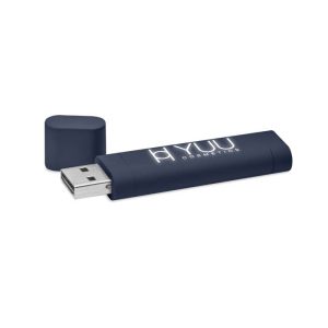 USB laikmena su šviečiančiu logotipu