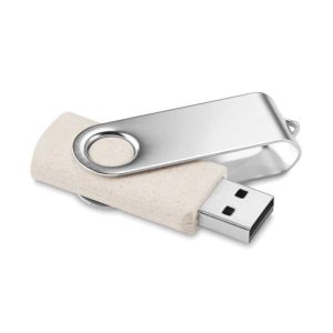 USB laikmena su kviečių šiaudų ir PP korpusu